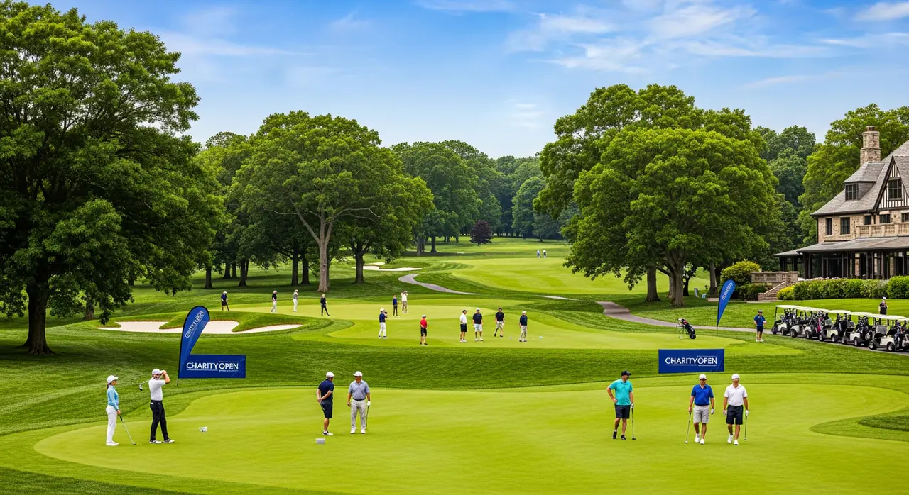 Panoramic golf course