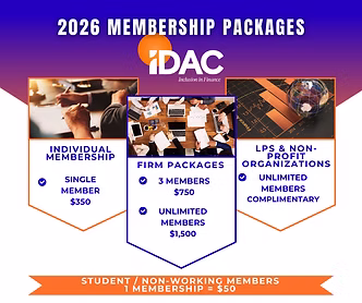 2026 iDAC Membership Packages